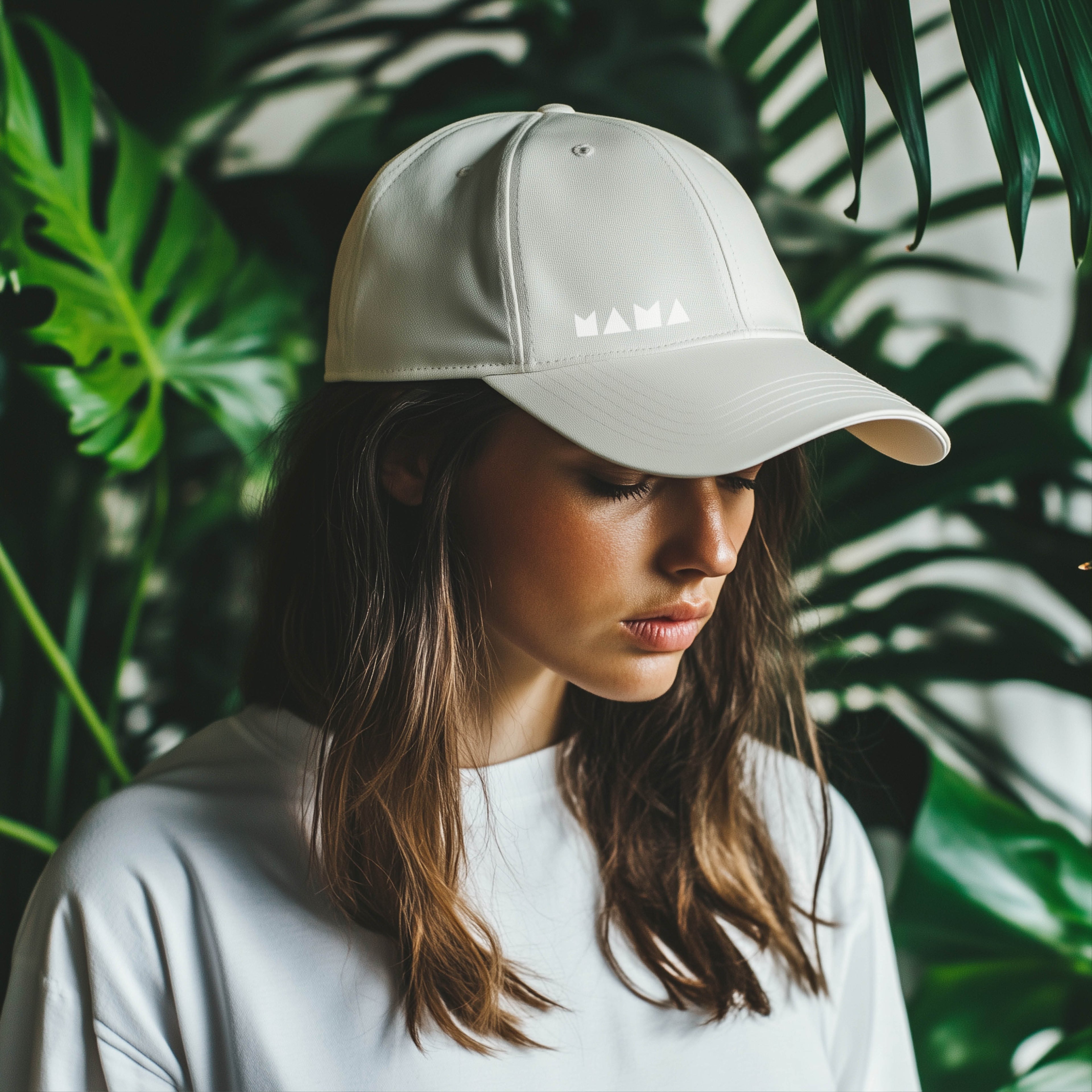 Ecru minimalist MAMA cap for mums by SML Batch